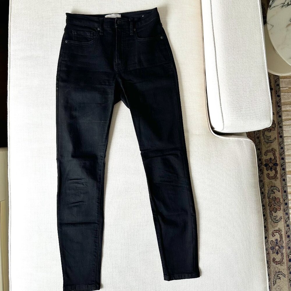 Everlane High Rise Skinny Black